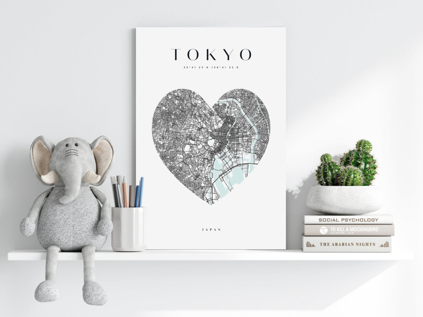 Tokyo Metal Wall Art