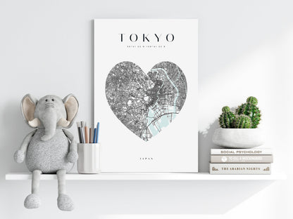 Tokyo Metal Wall Art