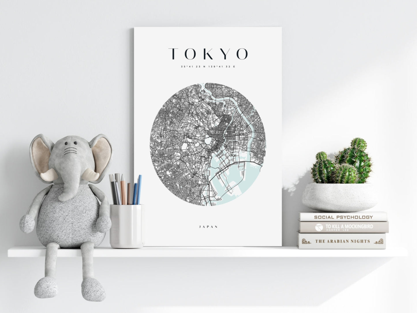 Tokyo Metal Wall Art