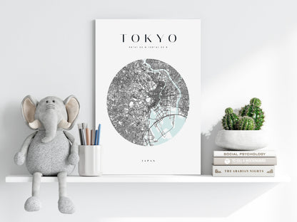 Tokyo Metal Wall Art