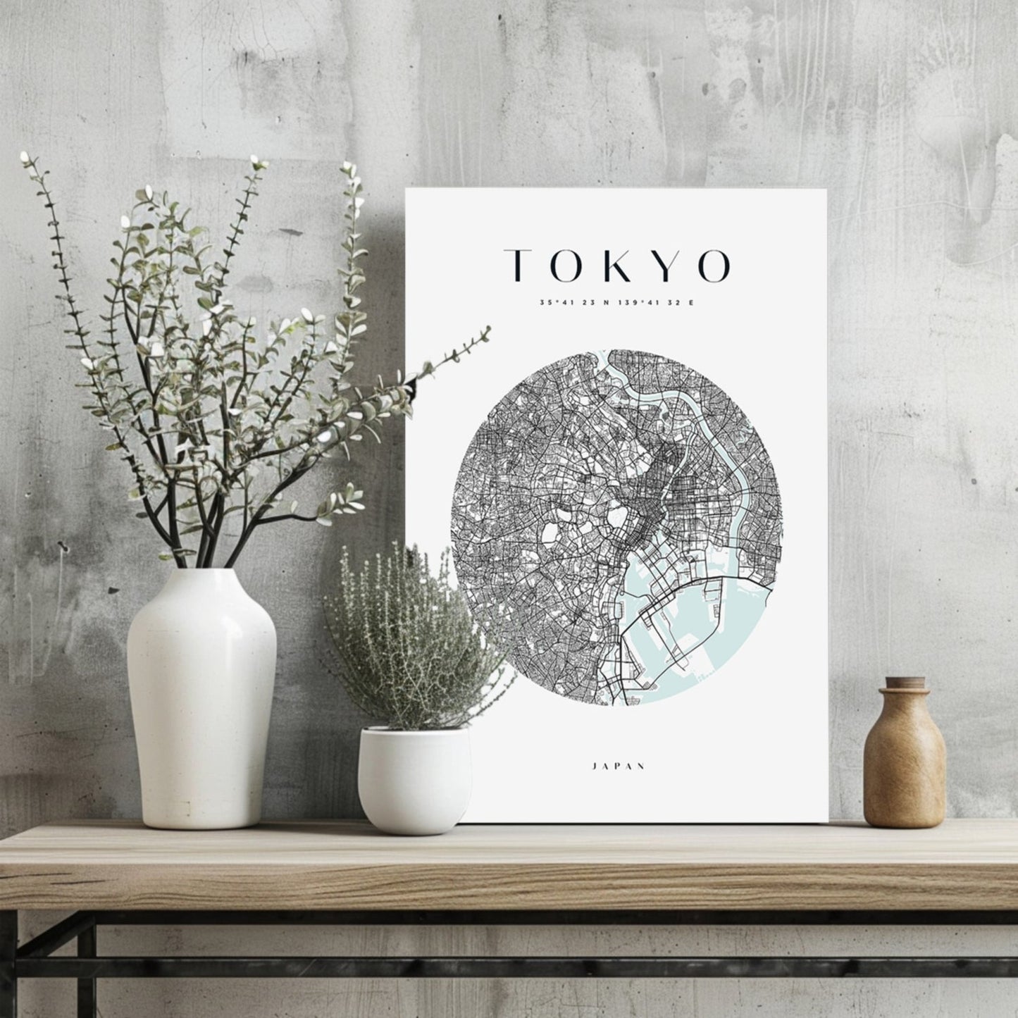 Tokyo Metal Wall Art