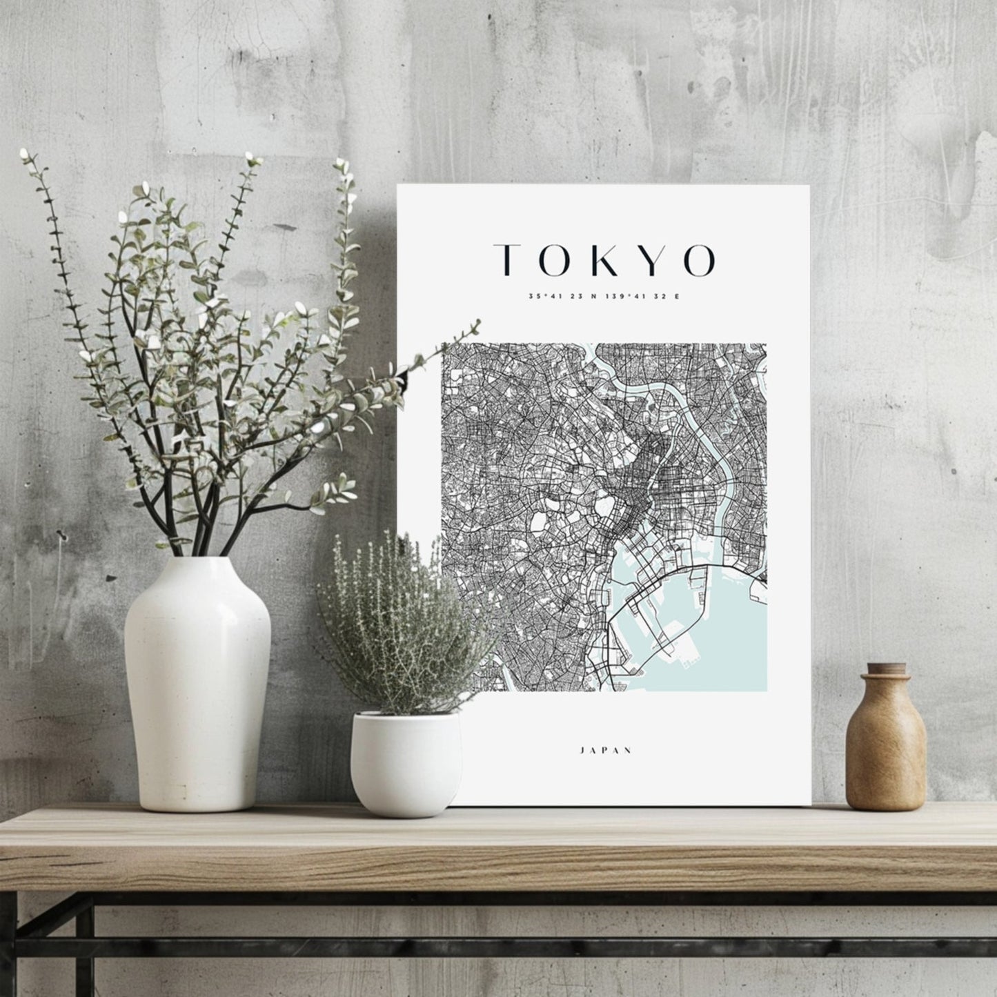 Tokyo Metal Wall Art