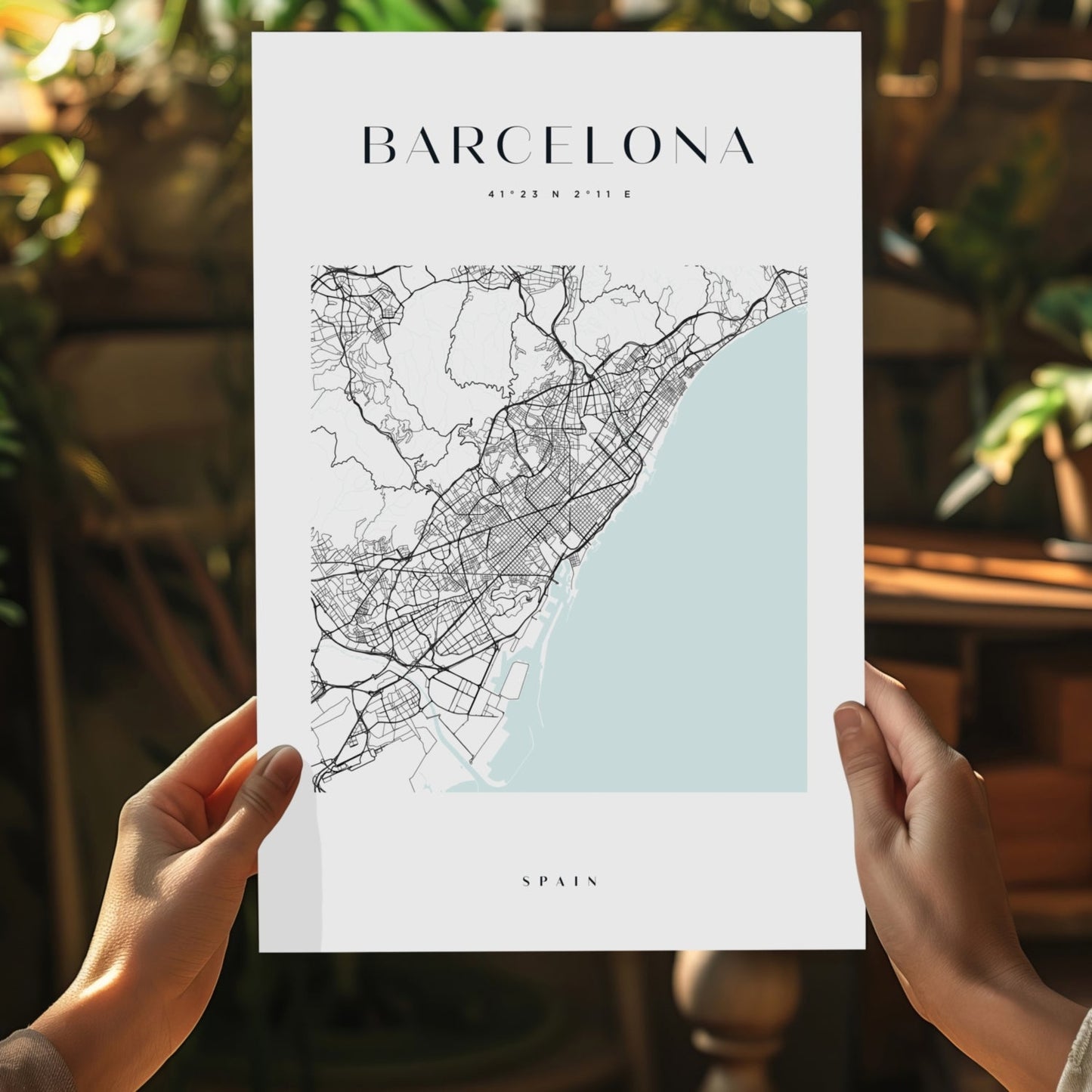 Barcelona Metal Wall Art