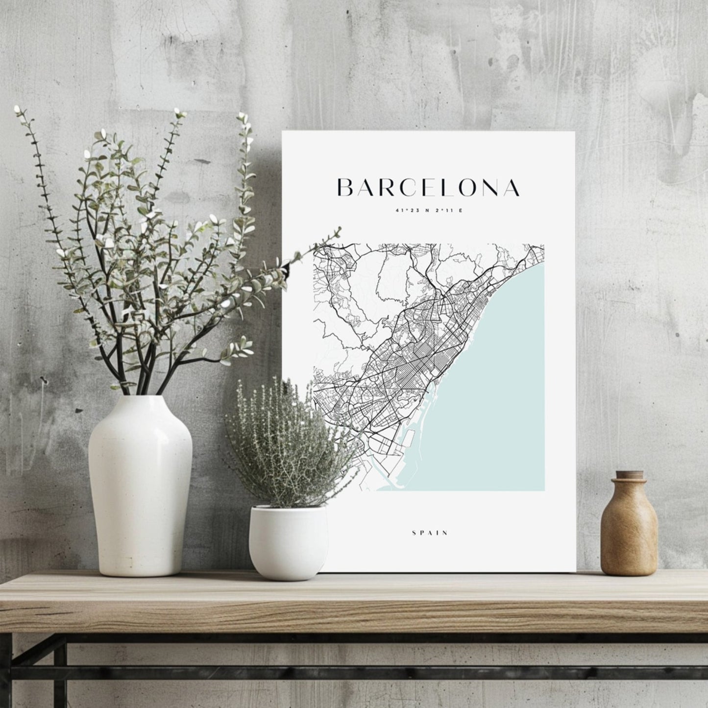 Barcelona Metal Wall Art