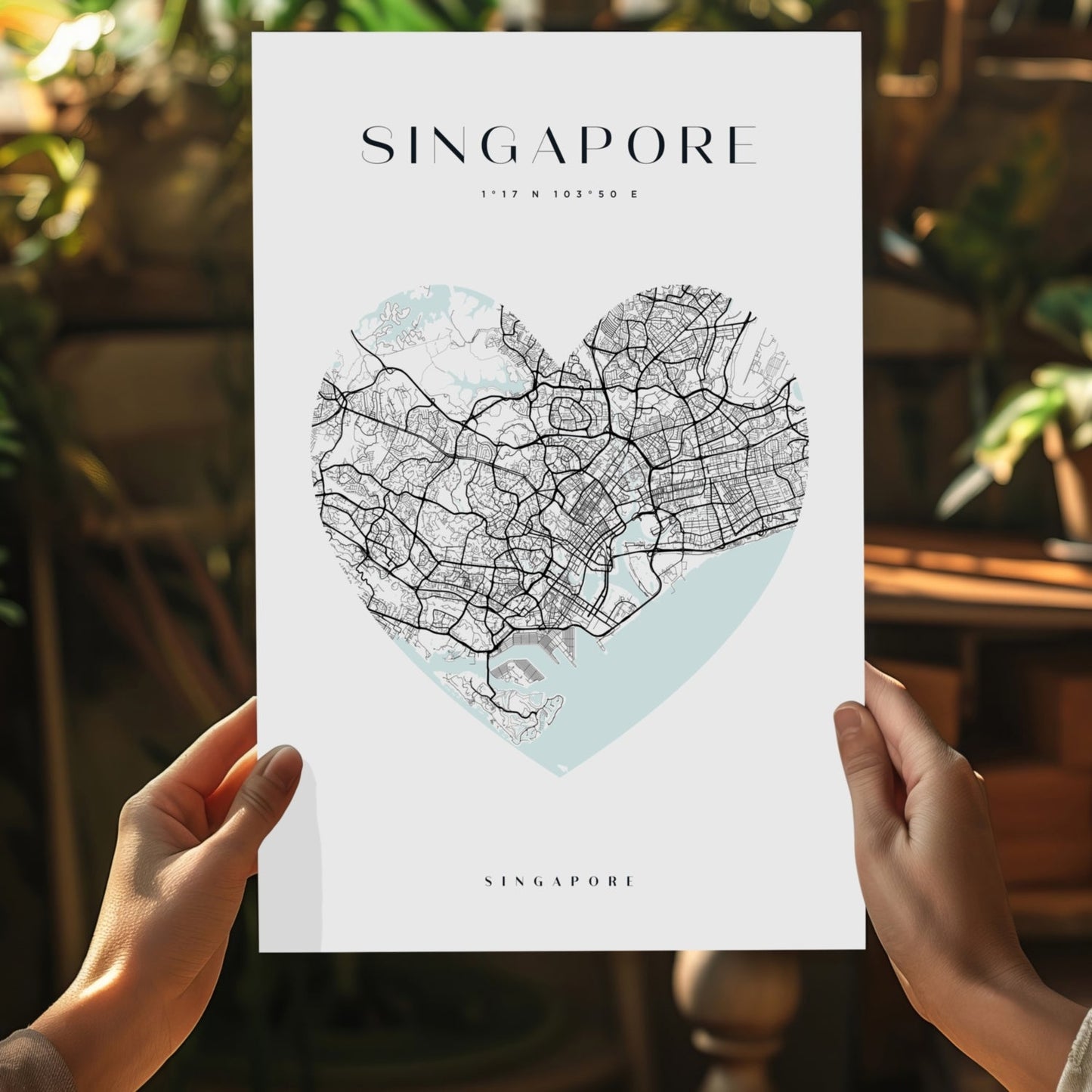 Singapore Skyline Metal Wall Art
