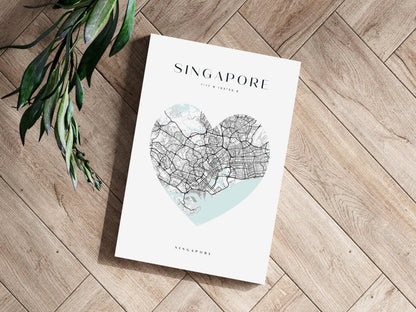 Singapore Skyline Metal Wall Art