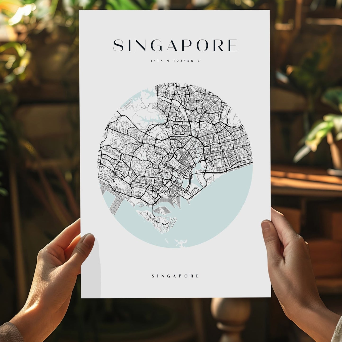 Singapore V2 Metal Wall Art