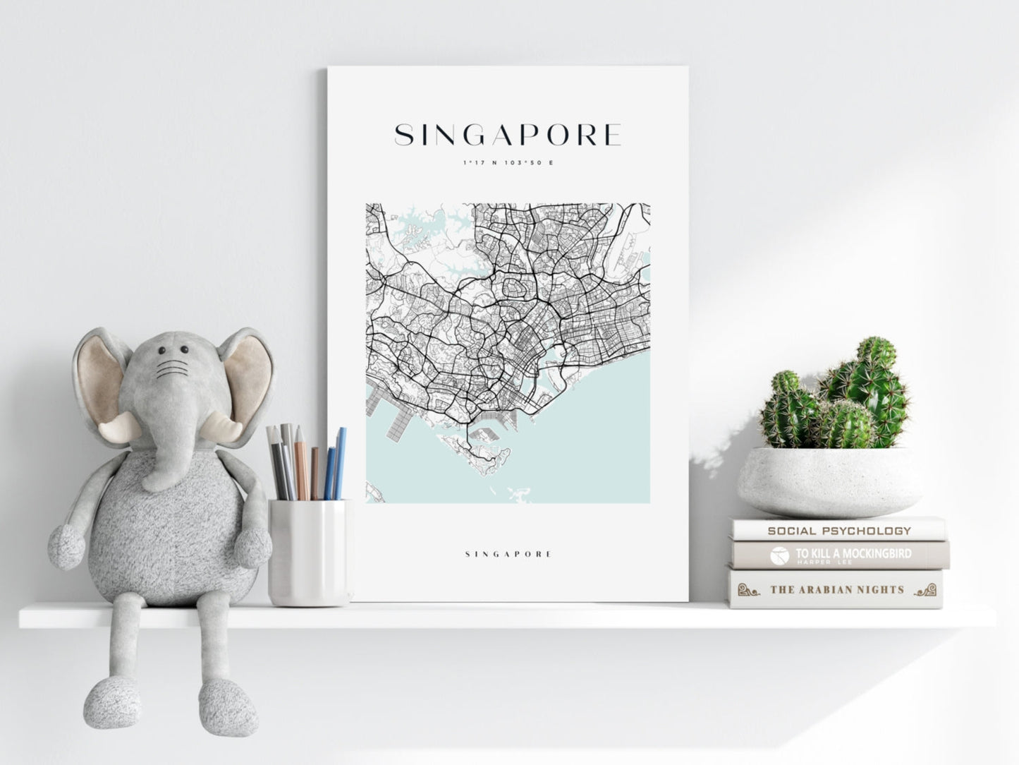 Singapore Metal Wall Art