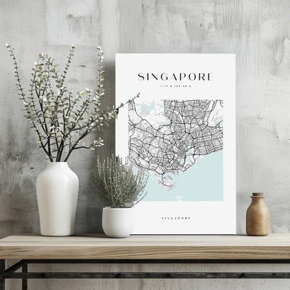 Singapore Metal Wall Art