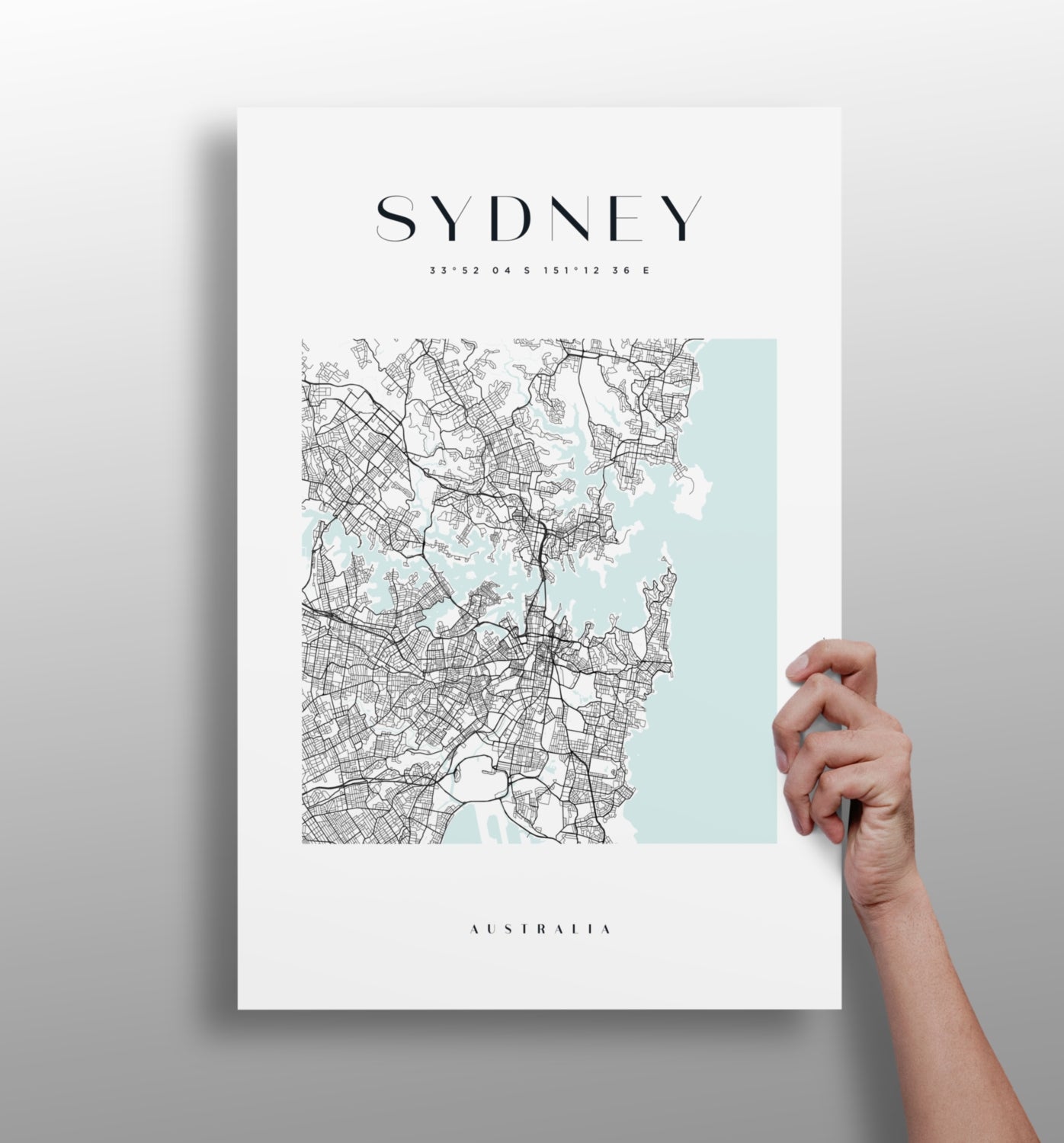 Sydney Waterfront Metal Wall Art print