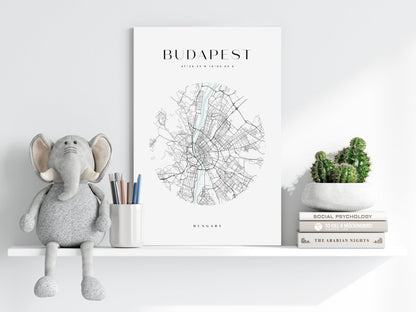 Budapest V2 Metal Wall Art
