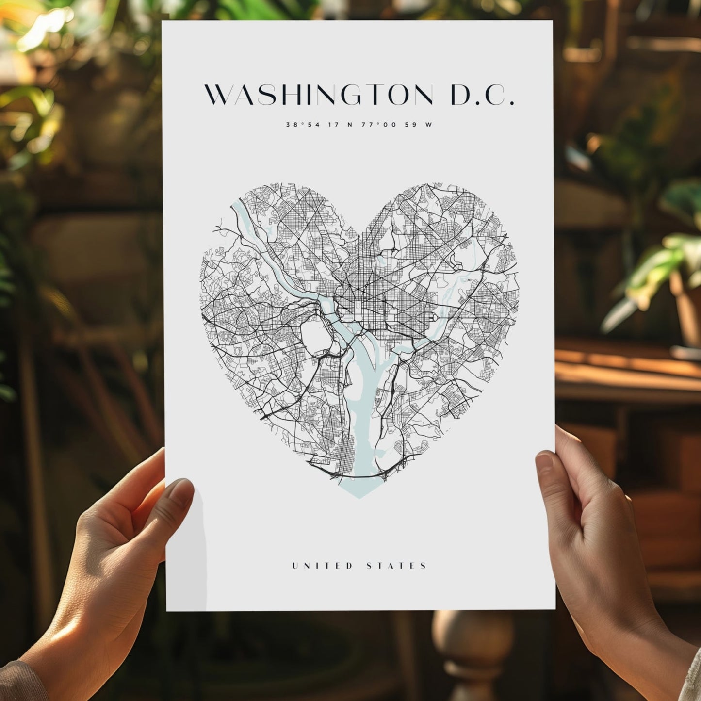 Washington Portrait Metal Wall Art