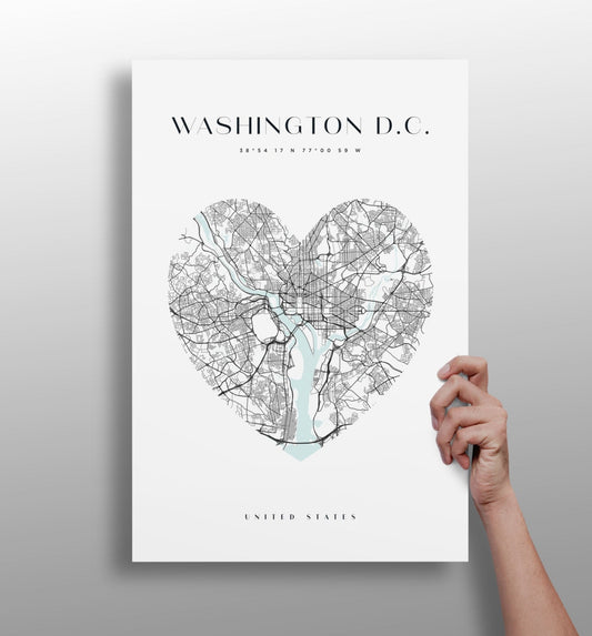 Washington portrait metal wall art