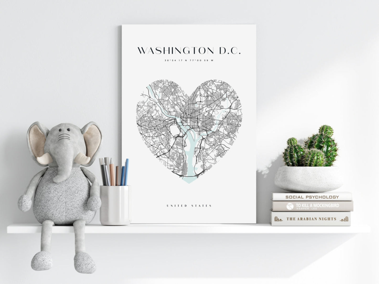Washington Portrait Metal Wall Art
