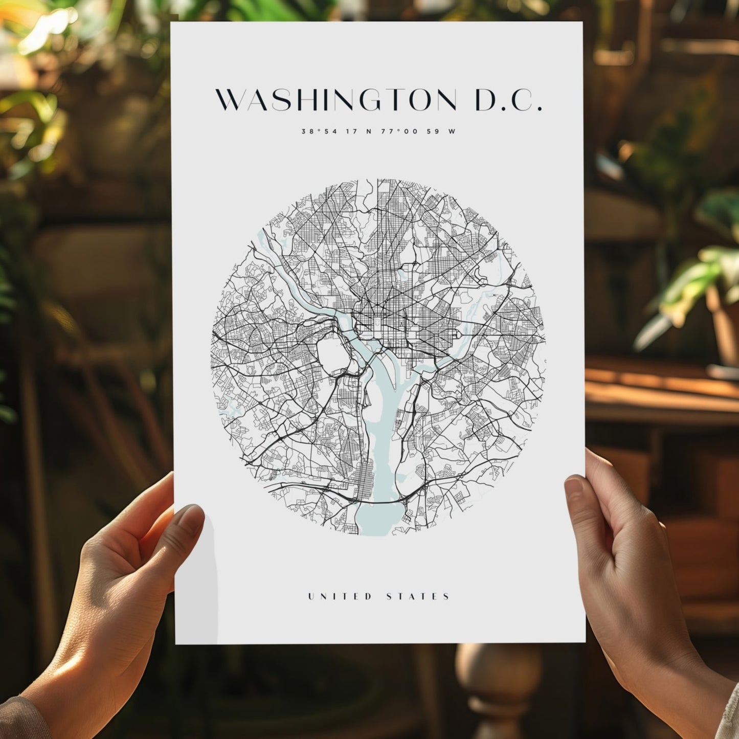 Washington Portrait II Aluminum Wall Art