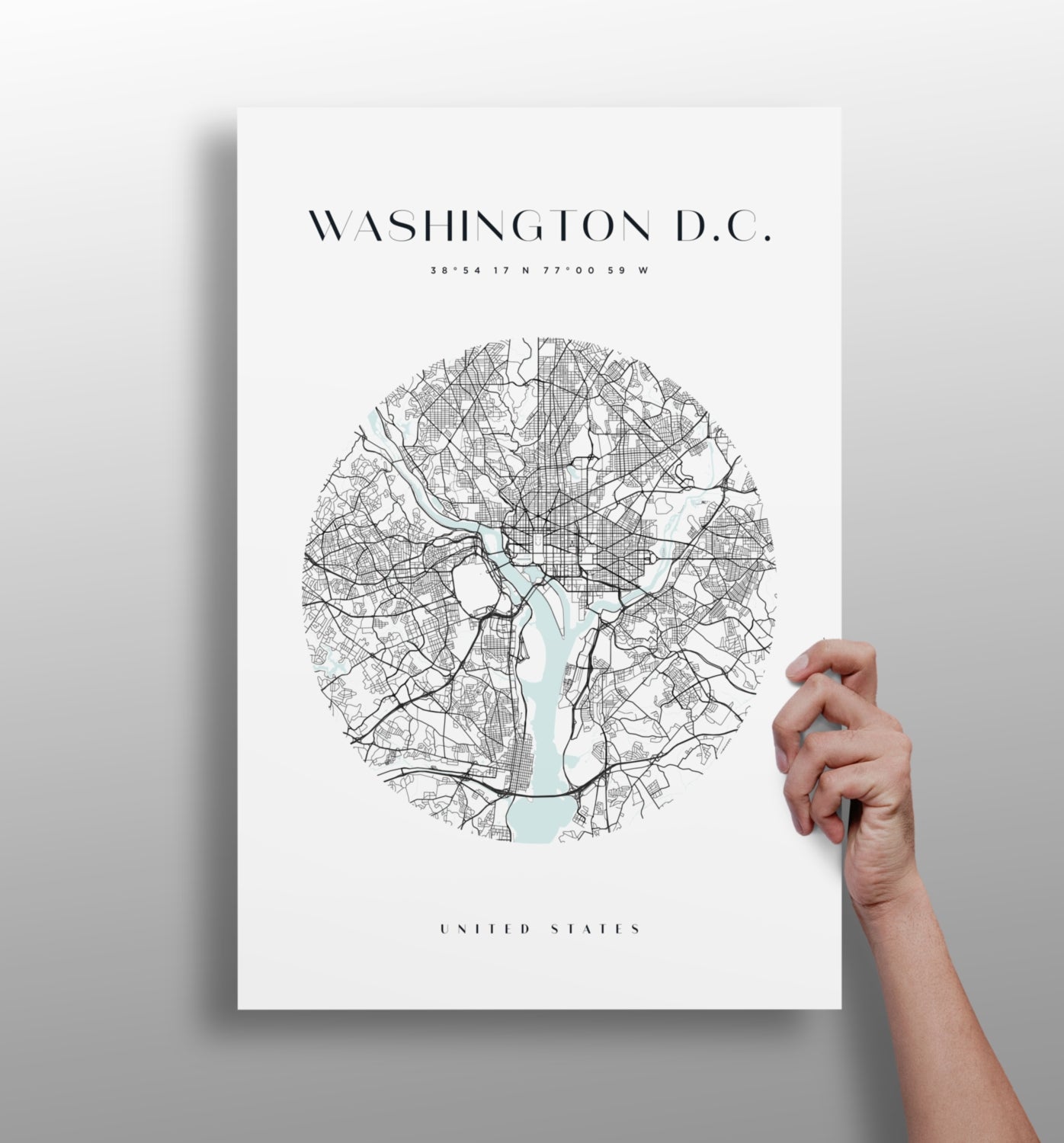 Washington Portrait II Aluminum Wall Art