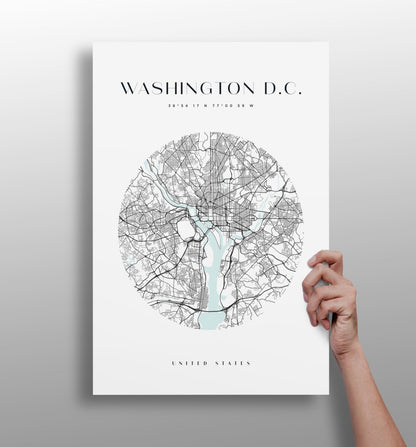 Washington Portrait II Aluminum Wall Art