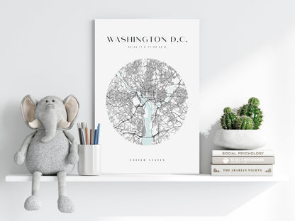 Washington Portrait II Aluminum Wall Art