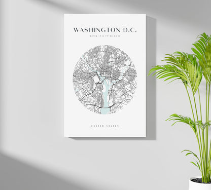 Washington Portrait II Aluminum Wall Art