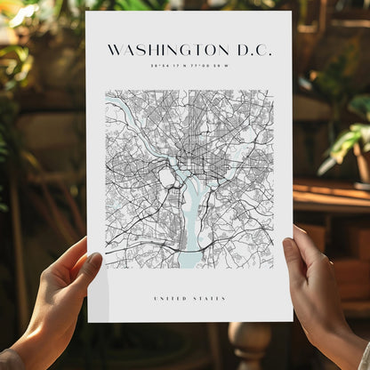 Washington Portrait Aluminum Wall Art
