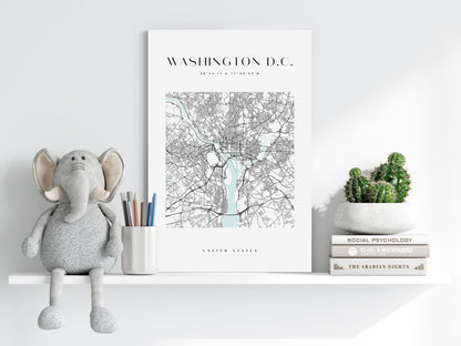 Washington Portrait Aluminum Wall Art
