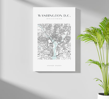 Washington Portrait Aluminum Wall Art