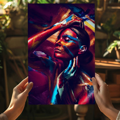 Woman Metal Wall Art