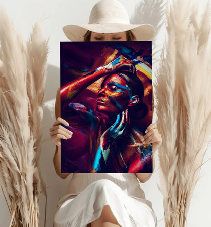 Woman Metal Wall Art