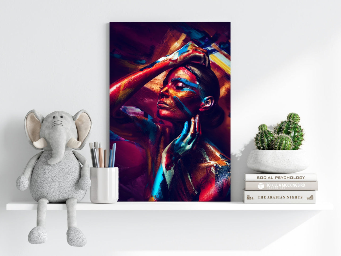 Woman Metal Wall Art