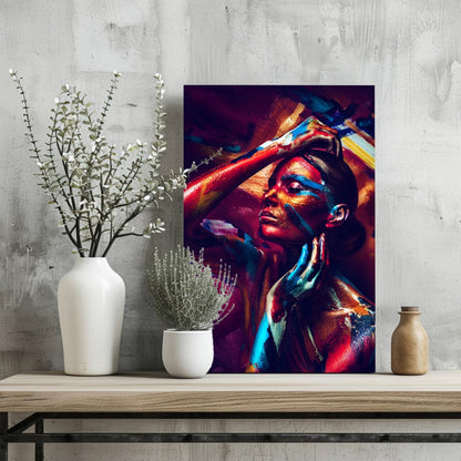 Woman Metal Wall Art