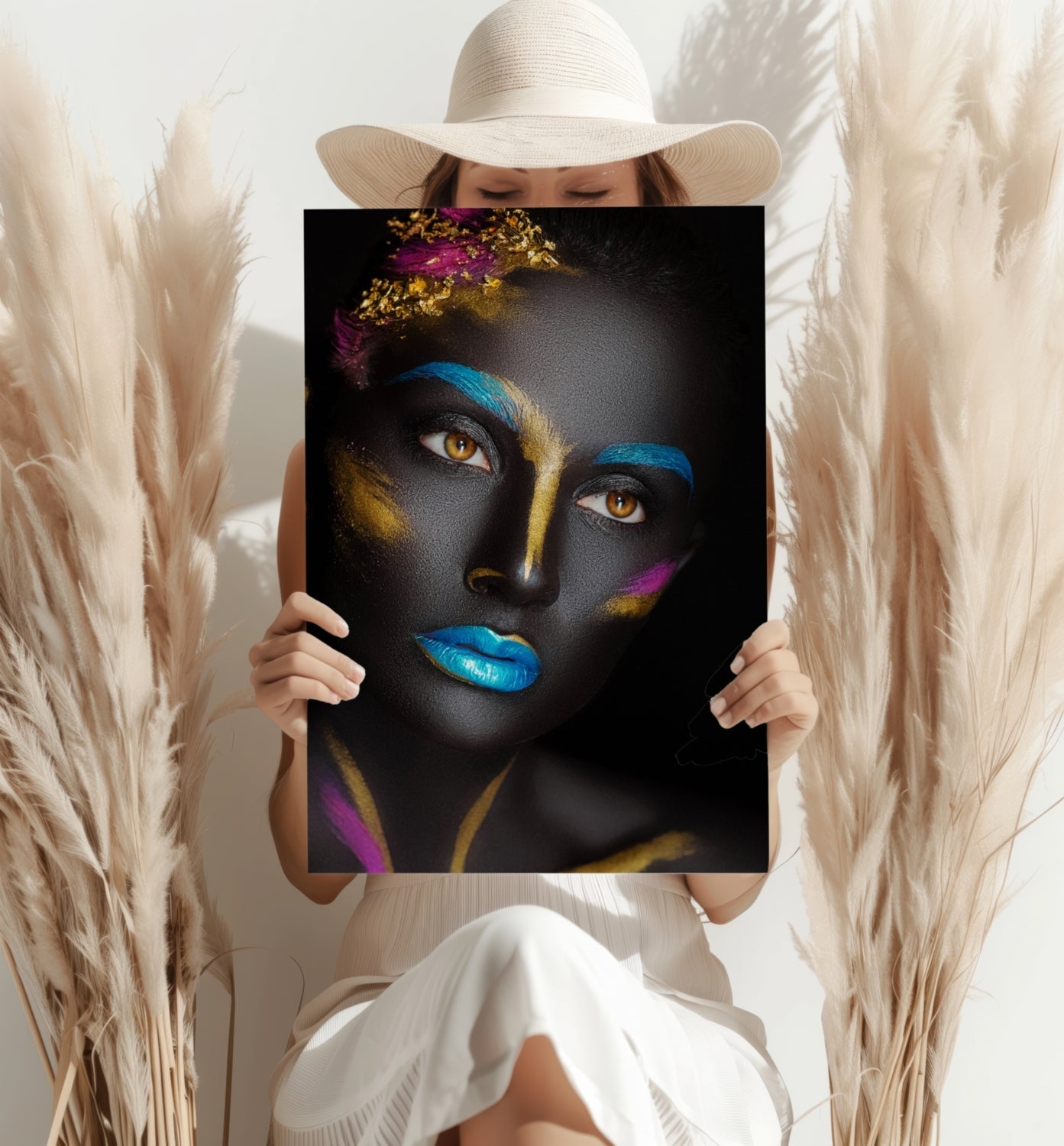 Woman Metal Wall Art