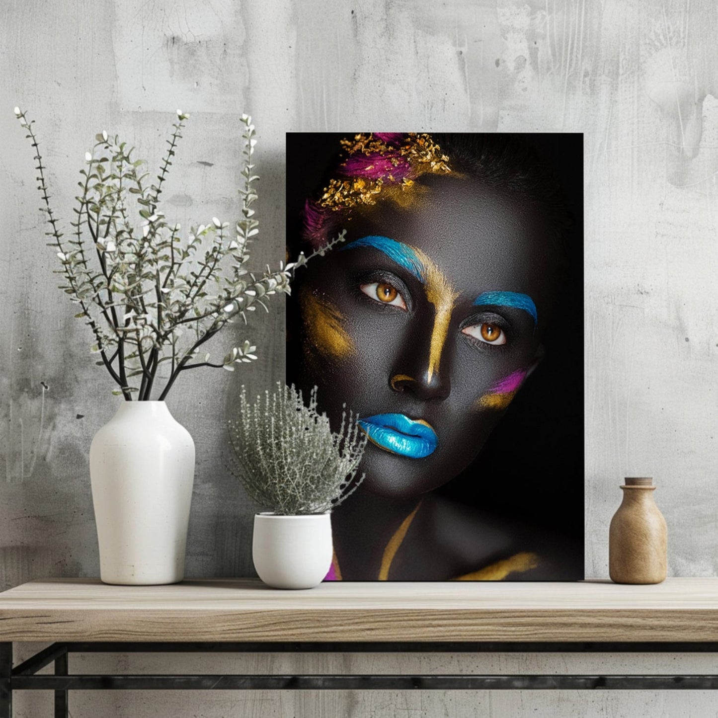 Woman Metal Wall Art