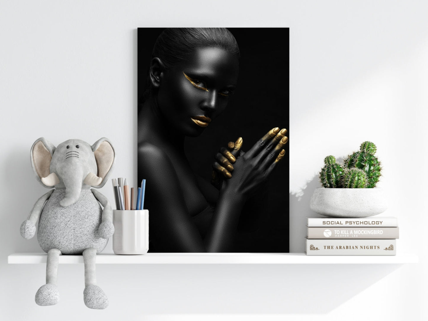 Woman Metal Wall Art