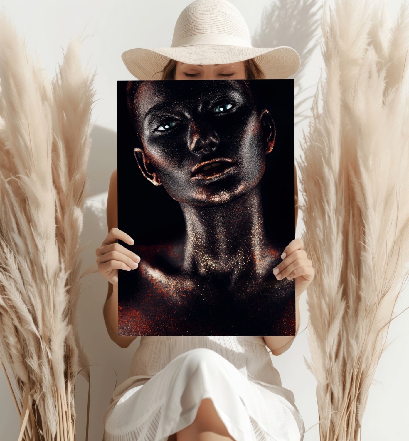 Woman Metal Wall Art