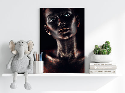 Woman Metal Wall Art