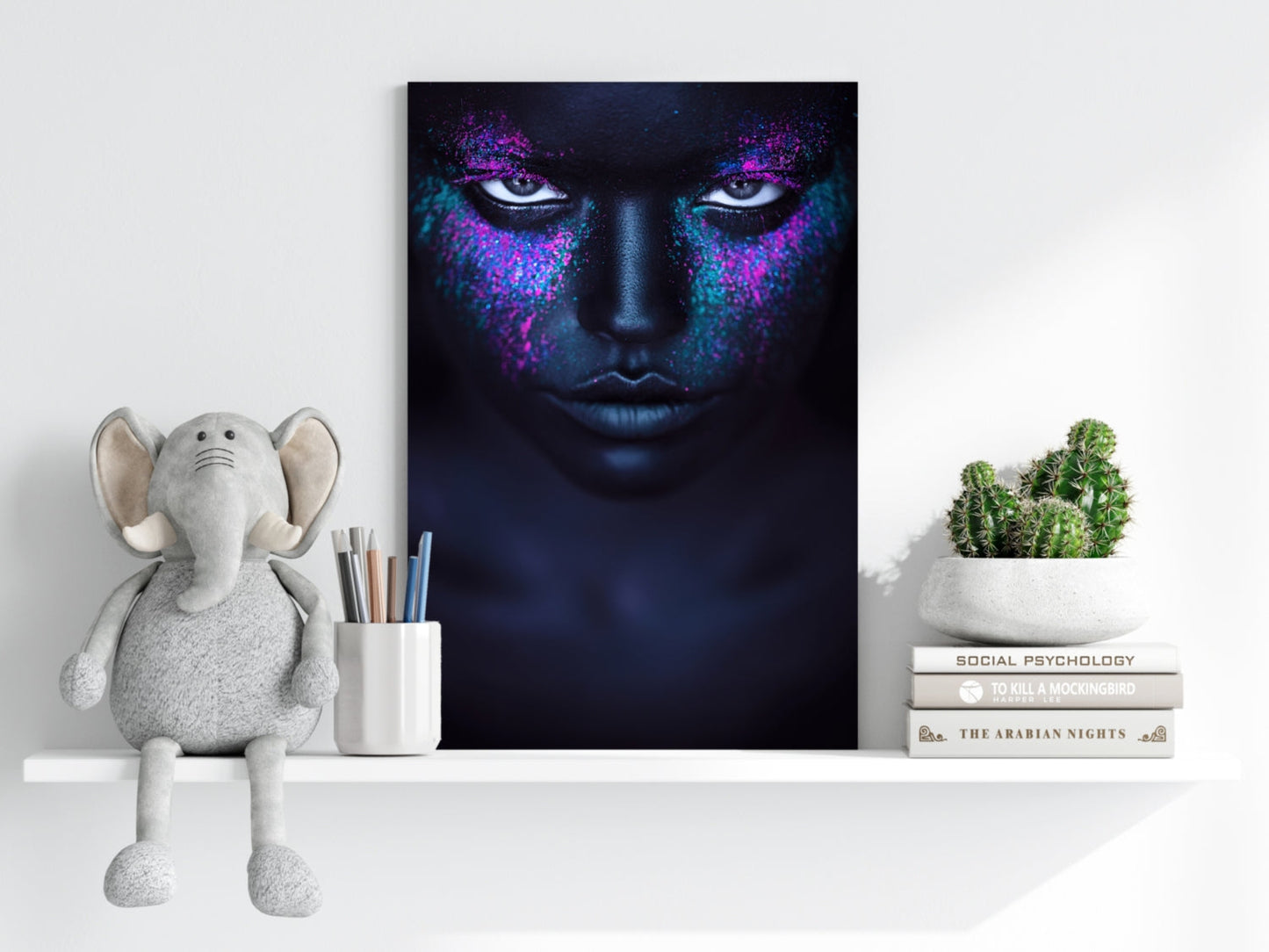 Woman Metal Wall Art