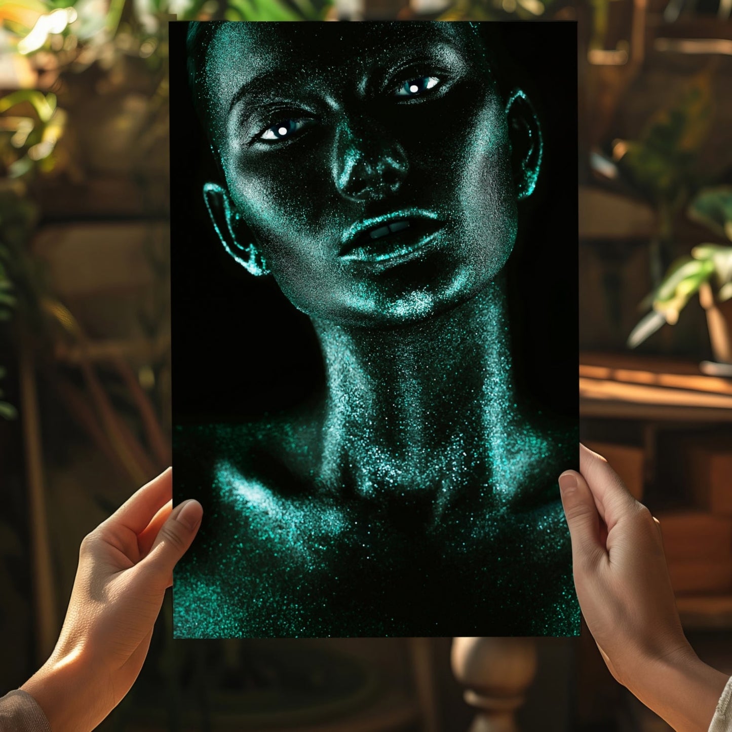 Woman Metal Wall Art