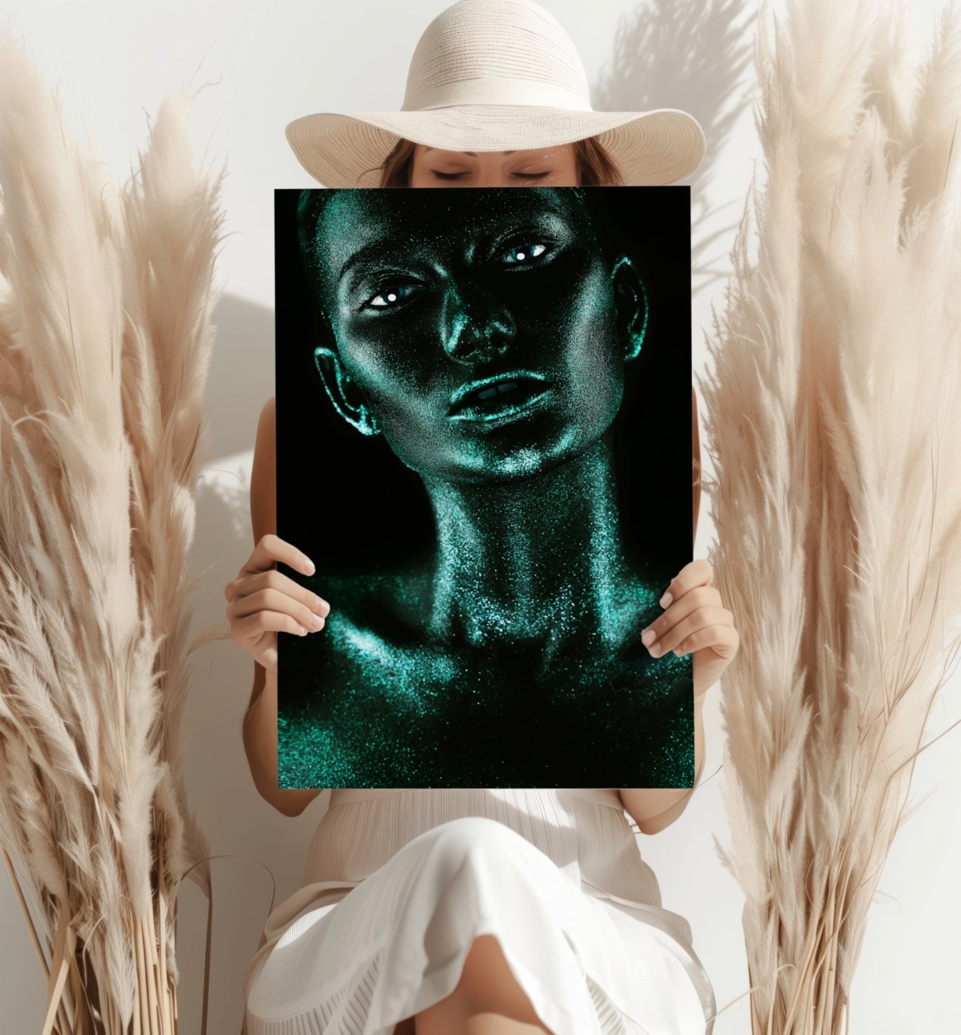 Woman Metal Wall Art