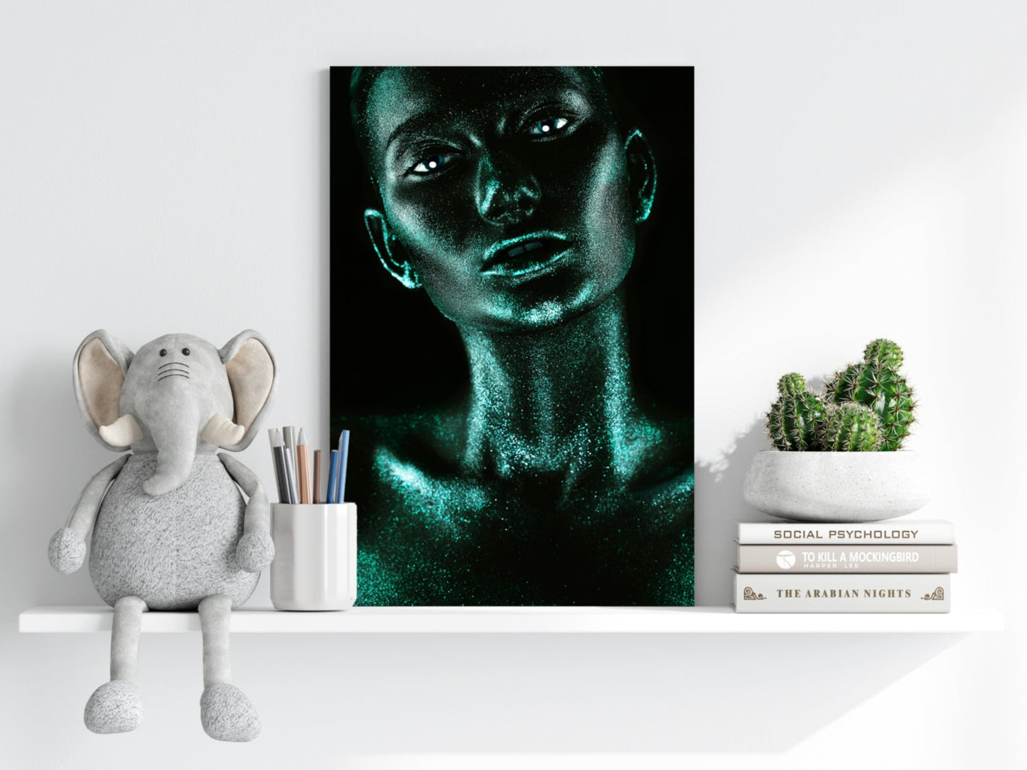 Woman Metal Wall Art