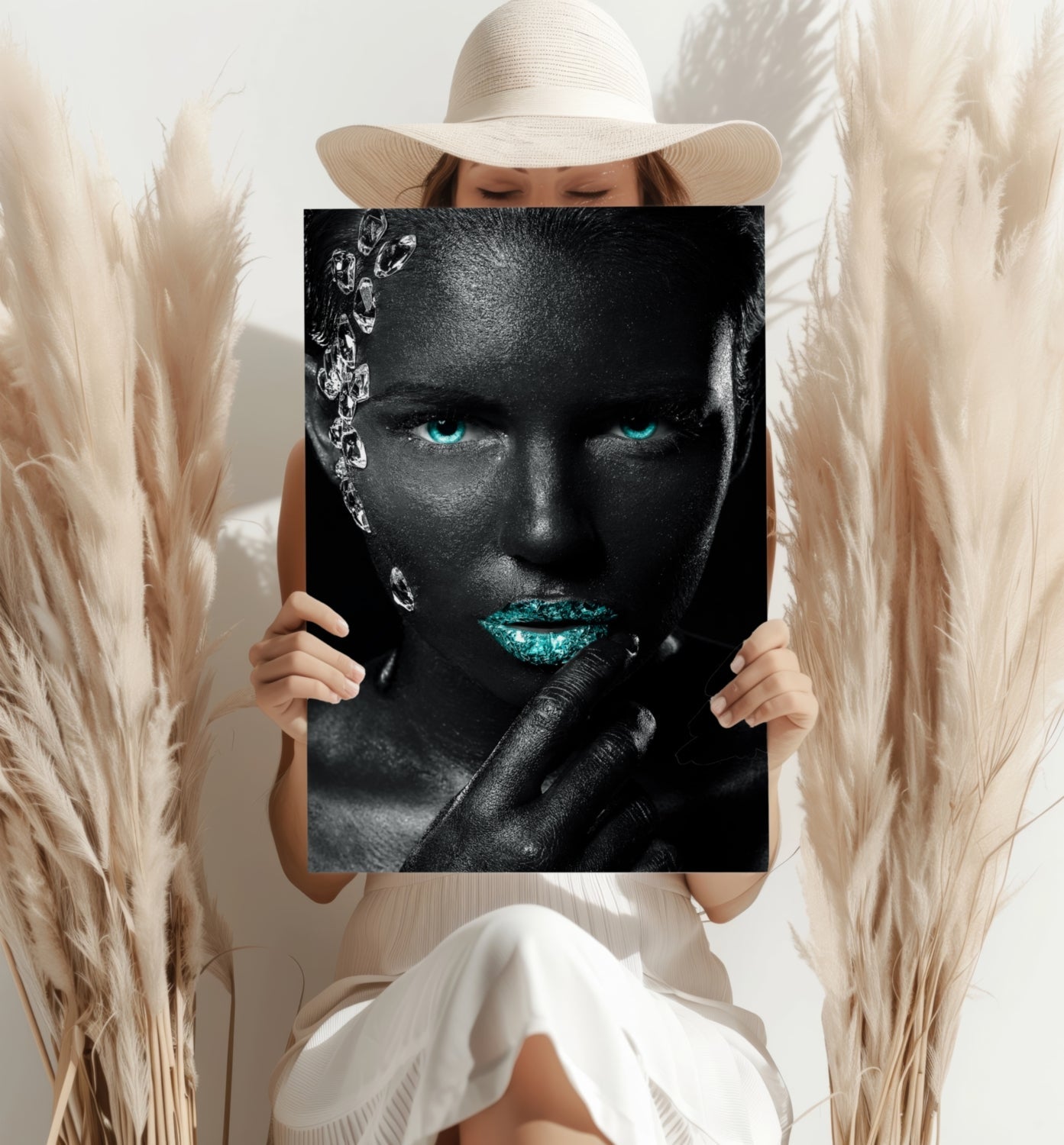 Woman Metal Wall Art