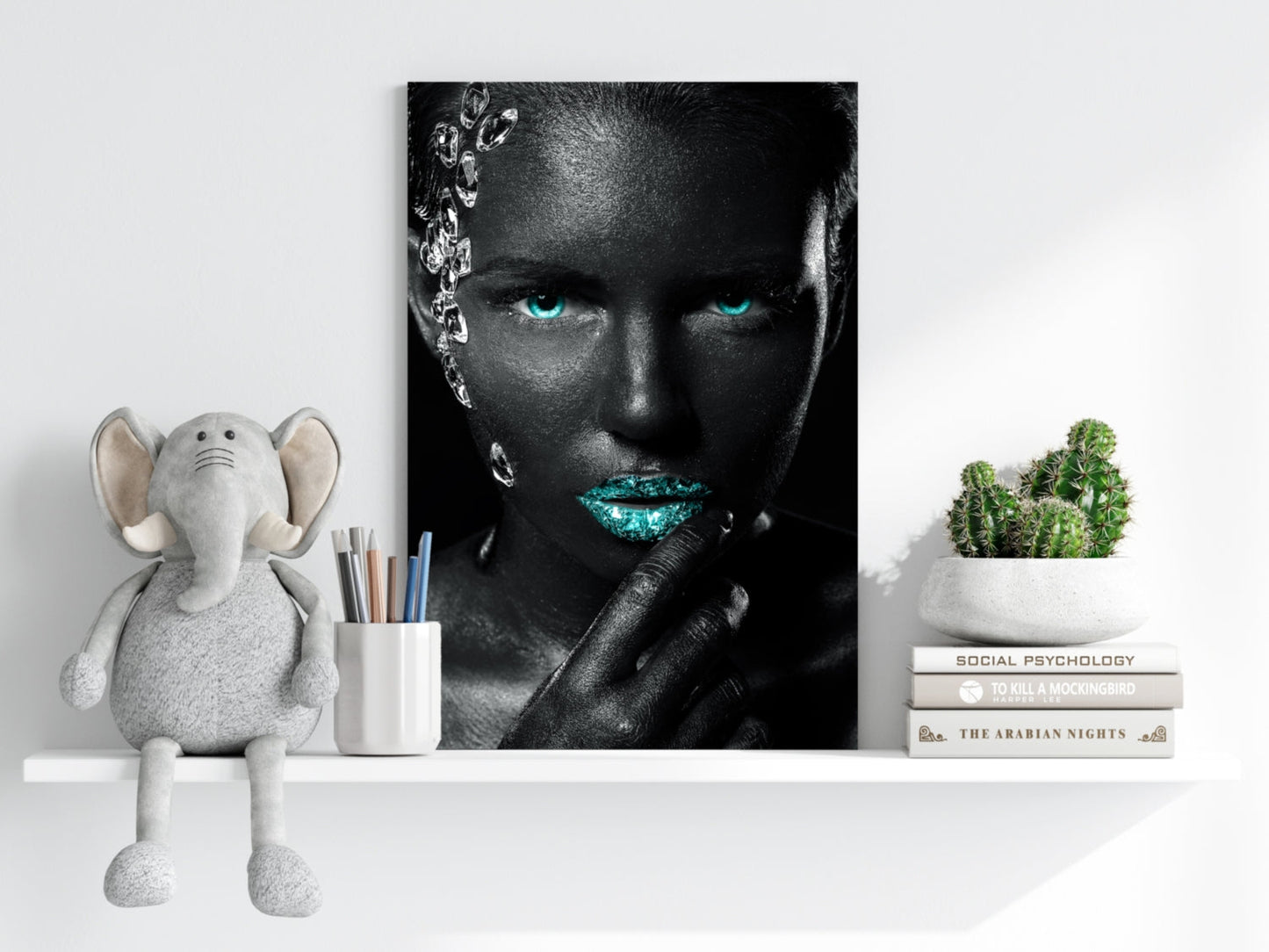 Woman Metal Wall Art
