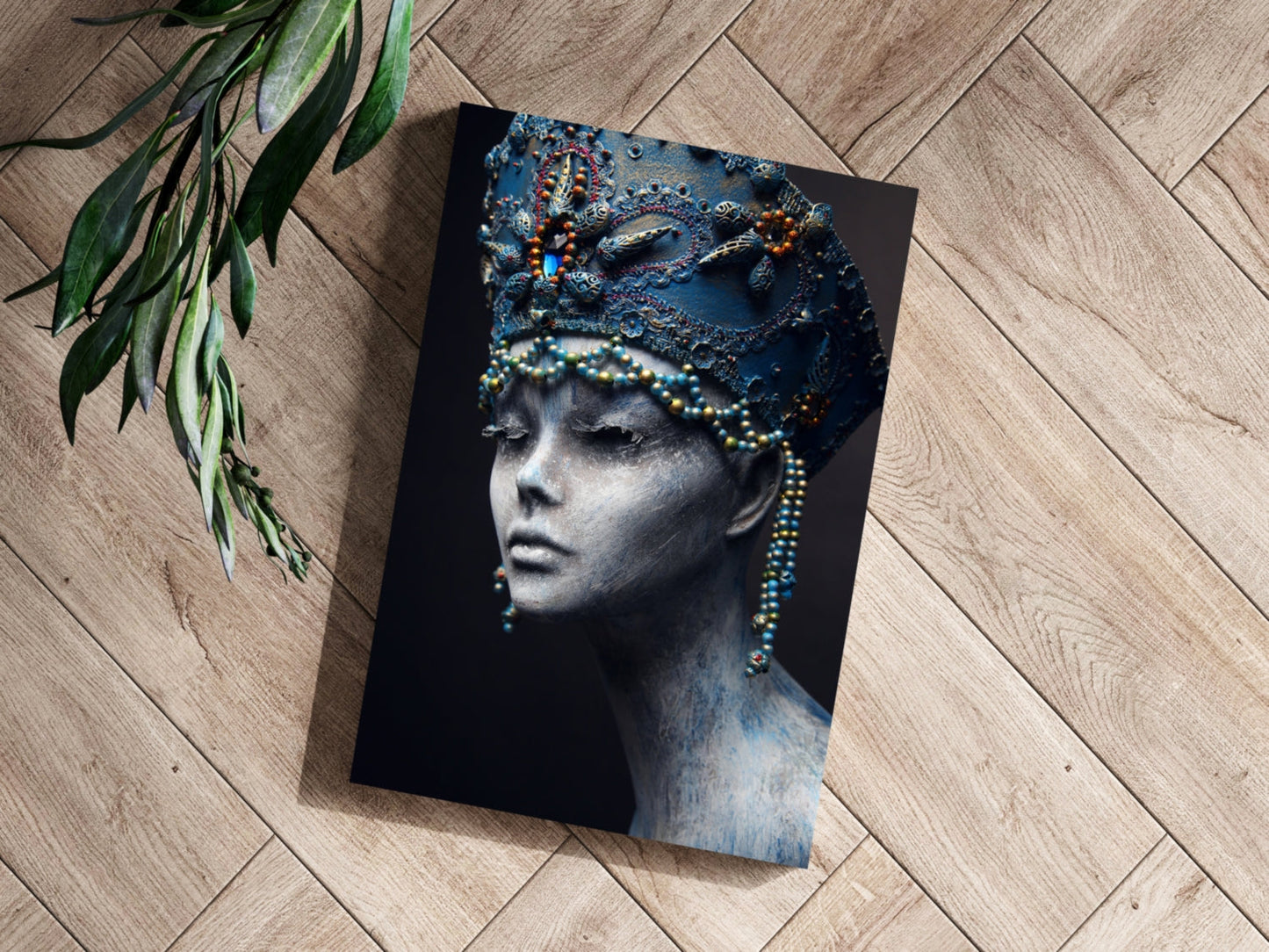 Egyptian Woman Metal Wall Art