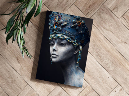 Egyptian Woman Metal Wall Art