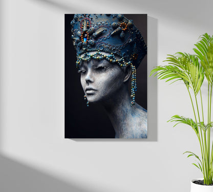 Egyptian Woman Metal Wall Art