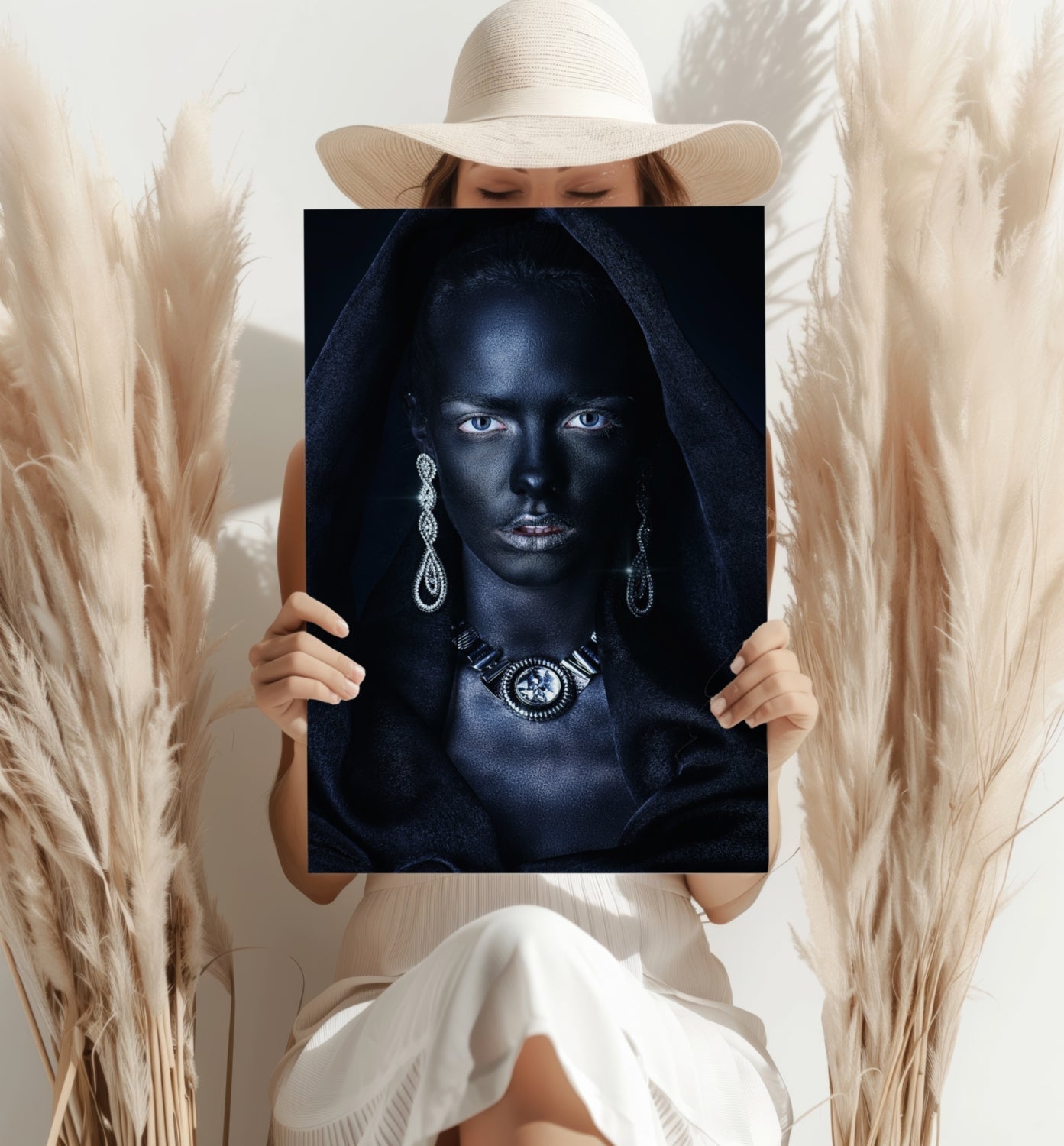 Woman Metal Wall Art