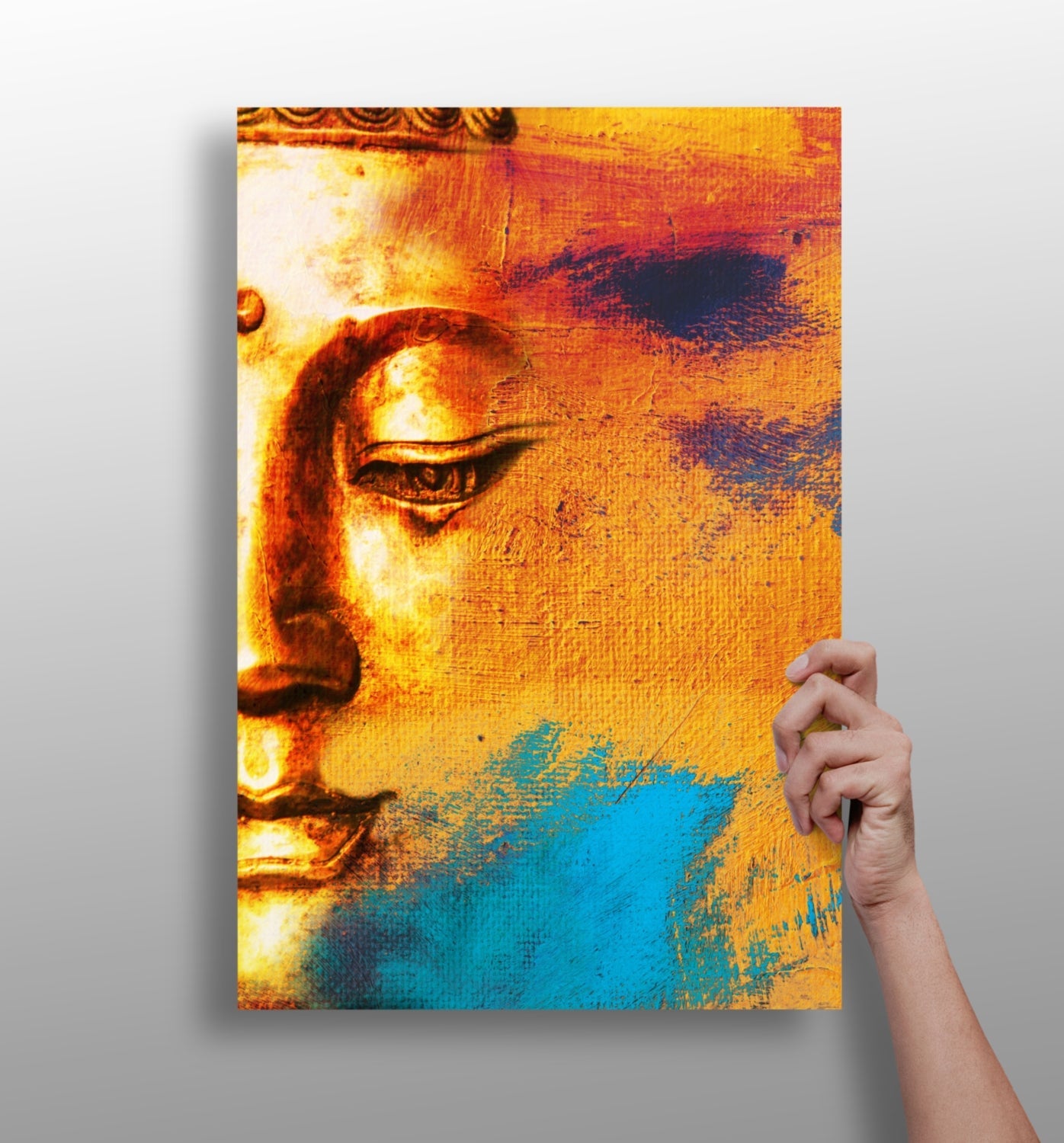 Buddha metal wall art aluminum print