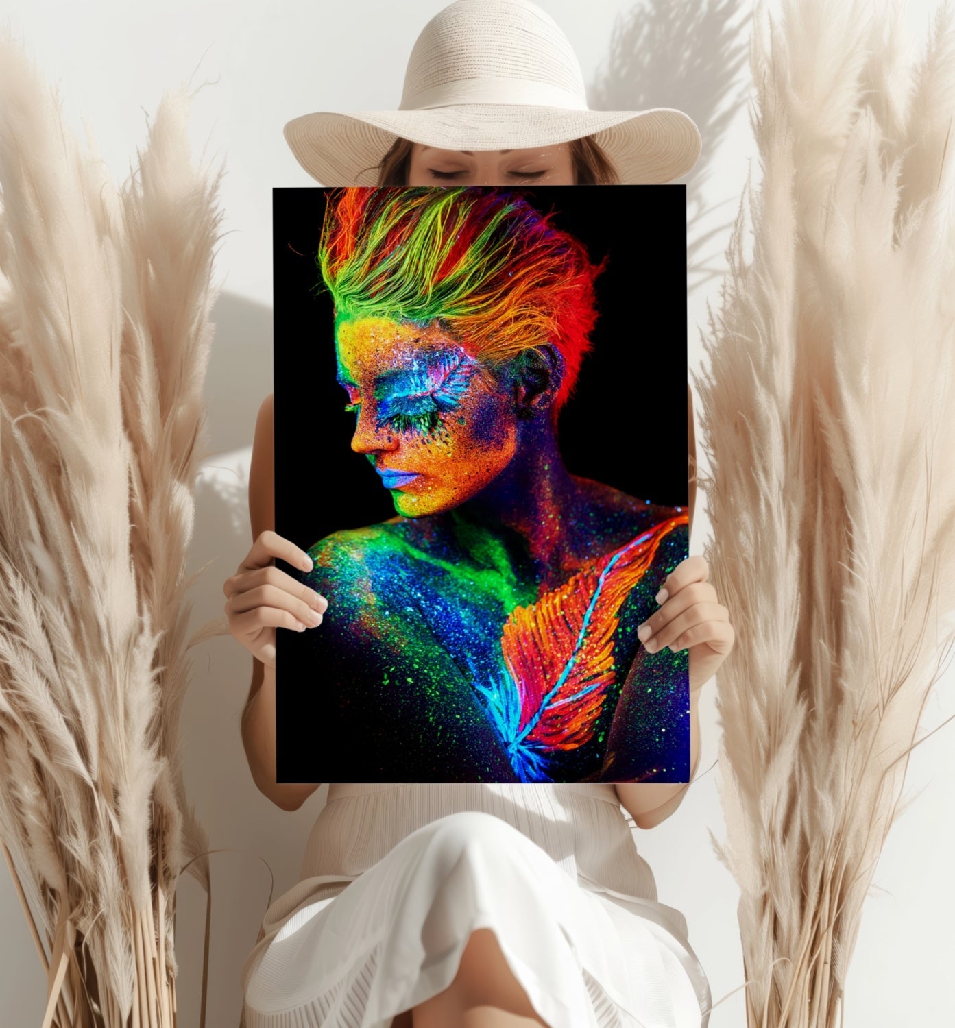 Woman Metal Wall Art