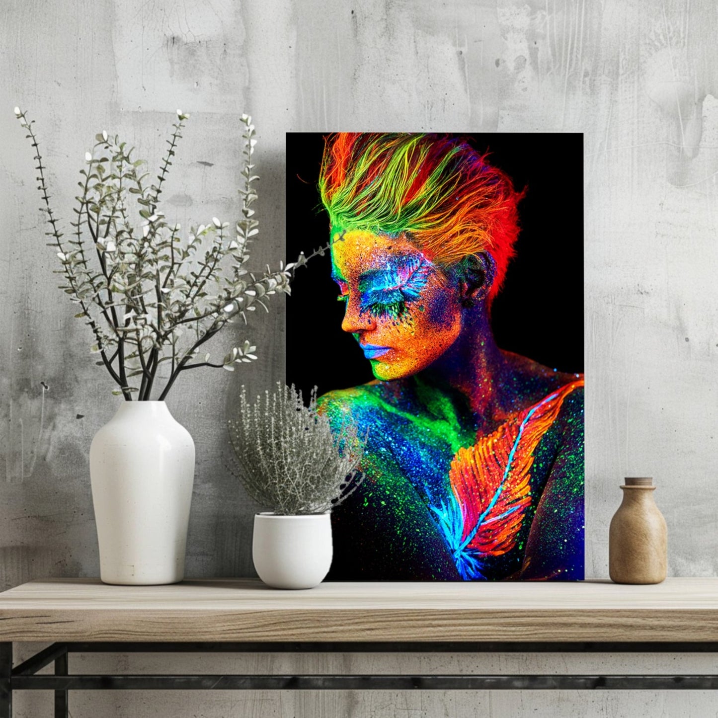 Woman Metal Wall Art