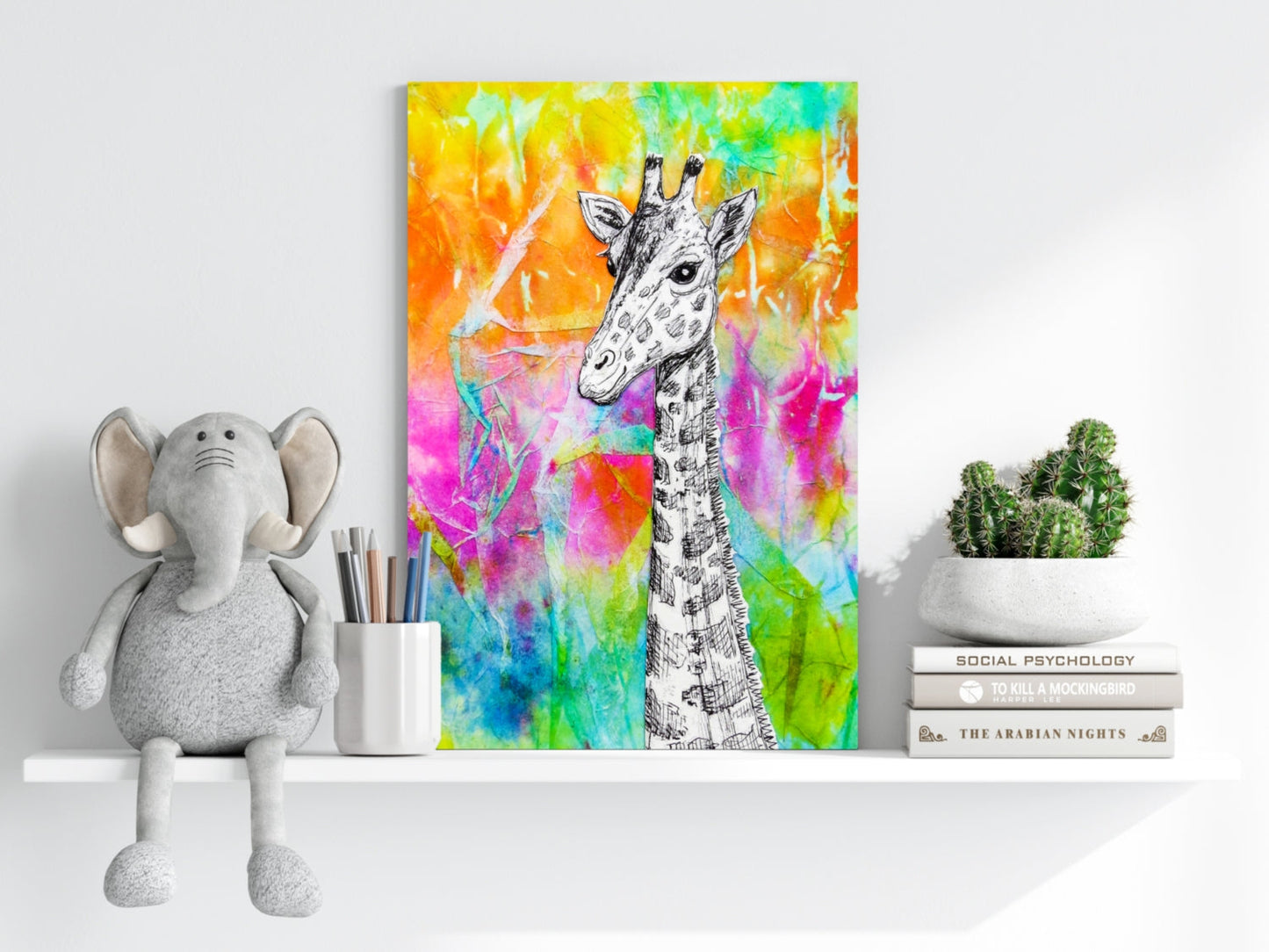 Giraffe Metal Wall Art