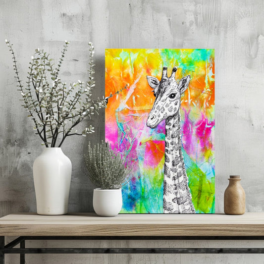 Giraffe Metal Wall Art